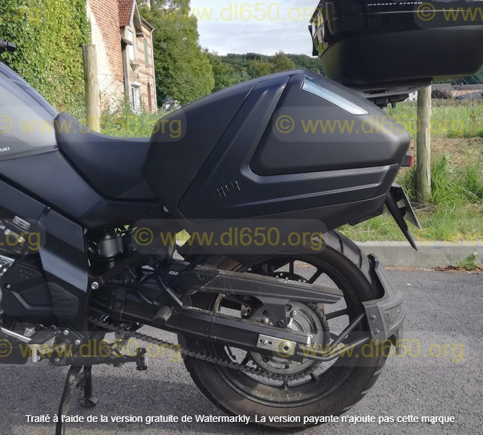 Kappa Portavaligie Laterale Specifico Per Suzuki DL650 V-Strom (2017) - Modello KLX3112, Supporto Per Borse Laterali